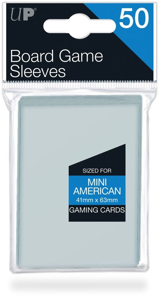 Image for Mini American Board Game Sleeves - 41mm X 63mm (50-Pack) - Card Sleeves