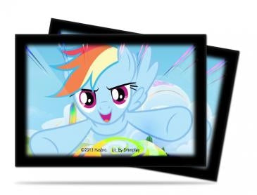 Image for My Little Pony Small Size Deck Protector Sleeves - Rainbow Dash (60-Pack) - Card Sleeves