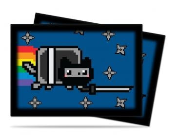 Image for NyaNinja Cat Small Deck Protectors (60-Pack) - Card Sleeves