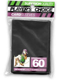 Image for Player's Choice Standard Card Sleeves - Black (60-Pack) - Card Sleeves