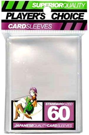 Image for Player's Choice Standard Card Sleeves - Clear (60-Pack) - Card Sleeves