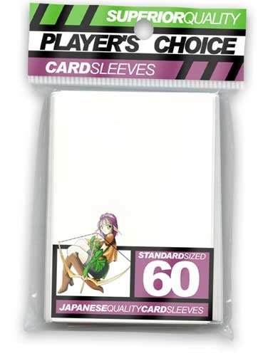 Image for Player's Choice Standard Card Sleeves - White (60-Pack) - Card Sleeves