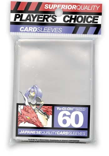 Image for Player's Choice Yu-Gi-Oh! Card Sleeves - Clear (60-Pack) - Card Sleeves