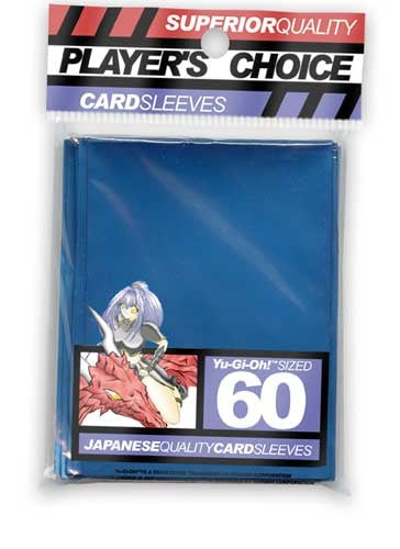 Image for Player's Choice Yu-Gi-Oh! Card Sleeves - Metallic Blue (60-Pack) - Card Sleeves