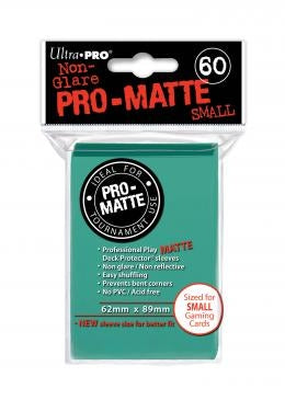 Image for Pro-Matte Small Deck Protectors - Aqua (60-Pack) - Card Sleeves