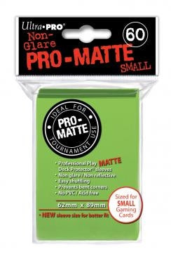 Image for Pro-Matte Small Deck Protectors - Lime Green (60-Pack) - Card Sleeves