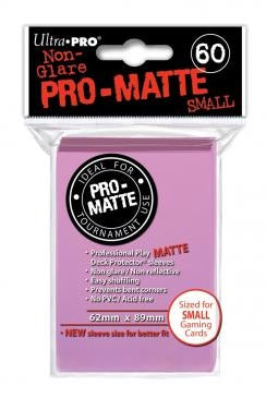 Image for Pro-Matte Small Deck Protectors - Pink (60-Pack) - Card Sleeves