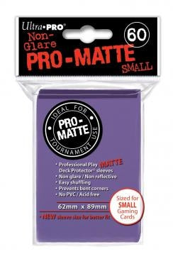 Image for Pro-Matte Small Deck Protectors - Purple (60-Pack) - Card Sleeves