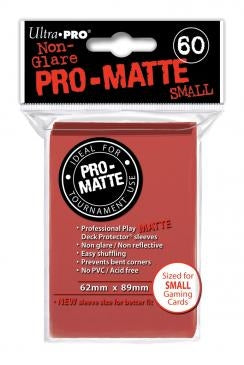 Image for Pro-Matte Small Deck Protectors - Red (60-Pack) - Card Sleeves