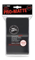 Image for PRO-Matte Standard Deck Protectors - Black (100-Pack) - Card Sleeves