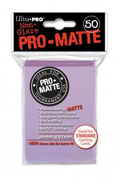 Image for Pro-Matte Standard Deck Protectors - Lilac (50-Pack) - Card Sleeves