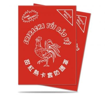 Image for Sriracha Standard Deck Protector sleeves - Clear Matte (50-Pack) - Card Sleeves