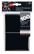 Image for Standard Deck Protectors - Black (100-Pack) - Card Sleeves
