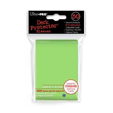 Image for Standard Deck Protectors - Lime Green (50-Pack) - Card Sleeves