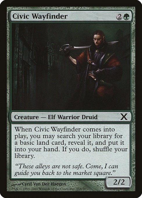 Image for Civic Wayfinder (255) (10th Edition) - Magic: The Gathering
