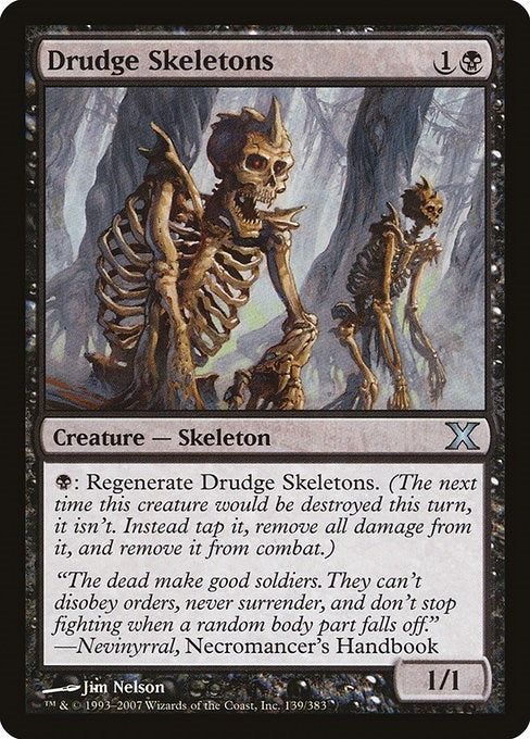 Image for Drudge Skeletons (139) (10th Edition) - Magic: The Gathering