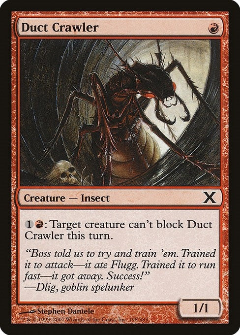 Image for Duct Crawler (198) (10th Edition) - Magic: The Gathering