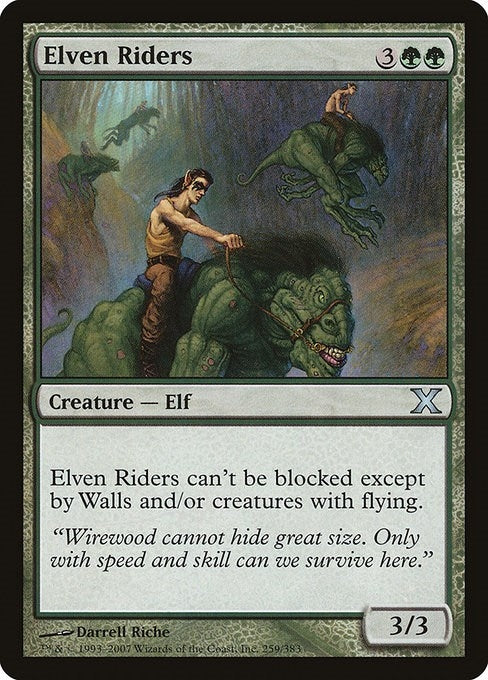 Image for Elven Riders (259) (10th Edition) - Magic: The Gathering