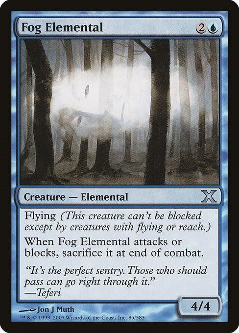 Image for Fog Elemental (85) (10th Edition) - Magic: The Gathering