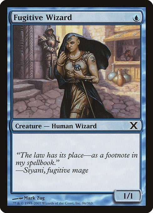 Image for Fugitive Wizard (86) (10th Edition) - Magic: The Gathering