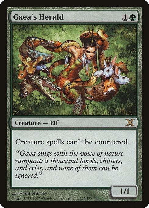 Image for Gaea's Herald (265) (10th Edition) - Magic: The Gathering