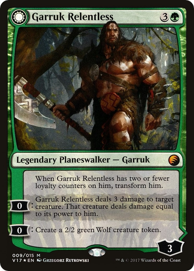 Image for Garruk Relentless (9) (From the Vault: Transform) - Magic: The Gathering
