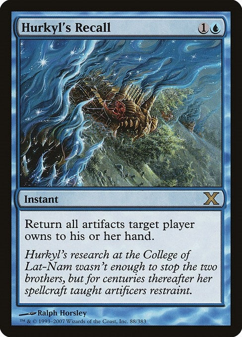 Image for Hurkyl's Recall (88) (10th Edition) - Magic: The Gathering