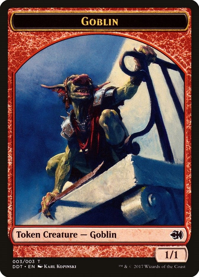Image for Goblin Token (3) (Merfolk vs. Goblins) - Magic: The Gathering