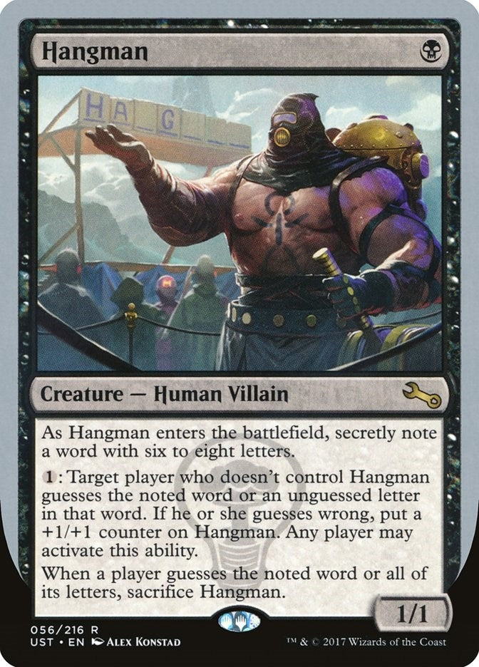 Image for Hangman (56) (Unstable) - Magic: The Gathering