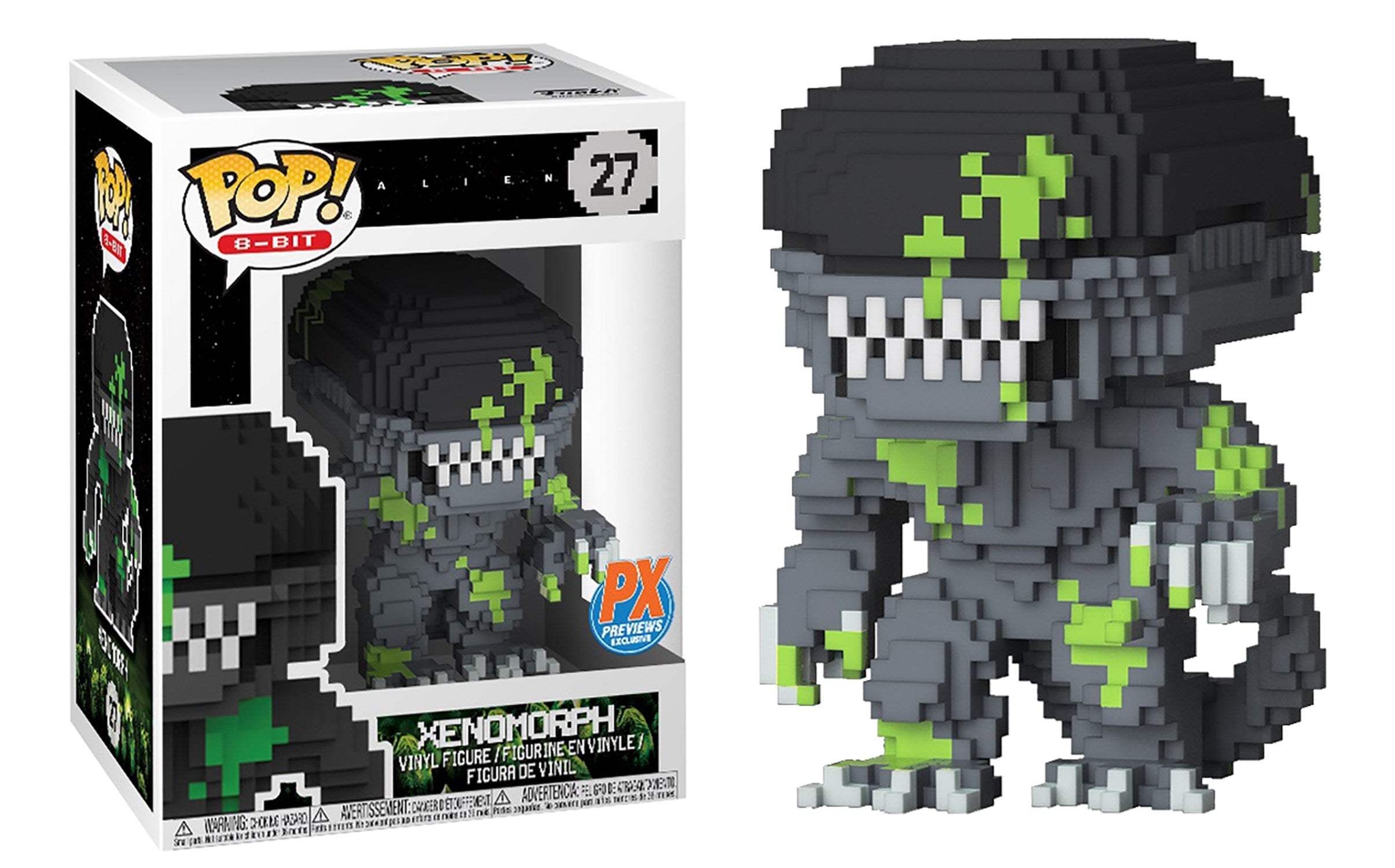 Image for Alien: Alien (8-Bit) (Blood Spattered) (Previews Exclusive) - Funko