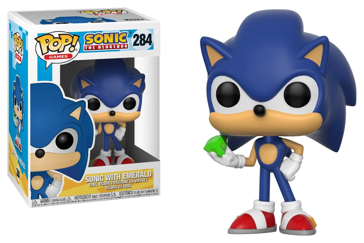 Image for Sonic the Hedgehog: Sonic (with Emerald) - Funko