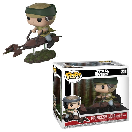 Image for Star Wars: Princess Leia with Speeder Bike - Funko