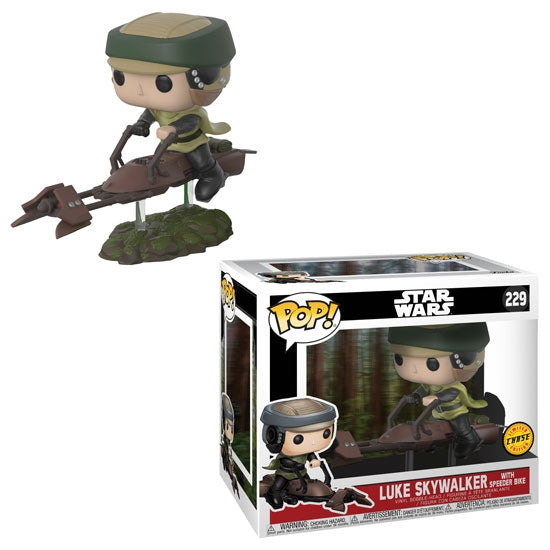 Image for Star Wars: Luke Skywalker with Speeder Bike (Limited Edition Chase) - Funko