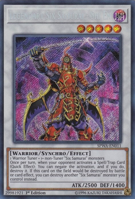 Image for Legendary Six Samurai - Shi En (SPWA-EN011) (SPWA) - YuGiOh