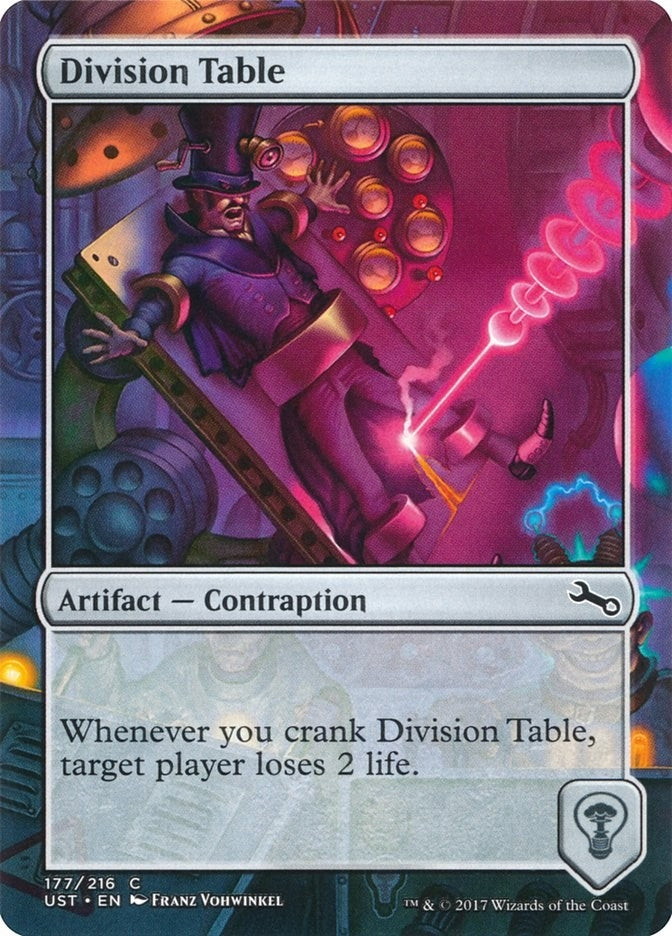 Image for Division Table (177) (Unstable) - Magic: The Gathering