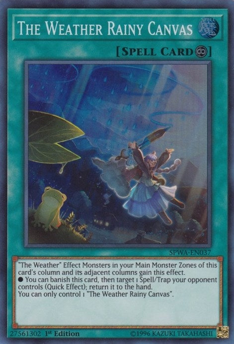 Image for The Weather Rainy Canvas (SPWA-EN037) (SPWA) - YuGiOh