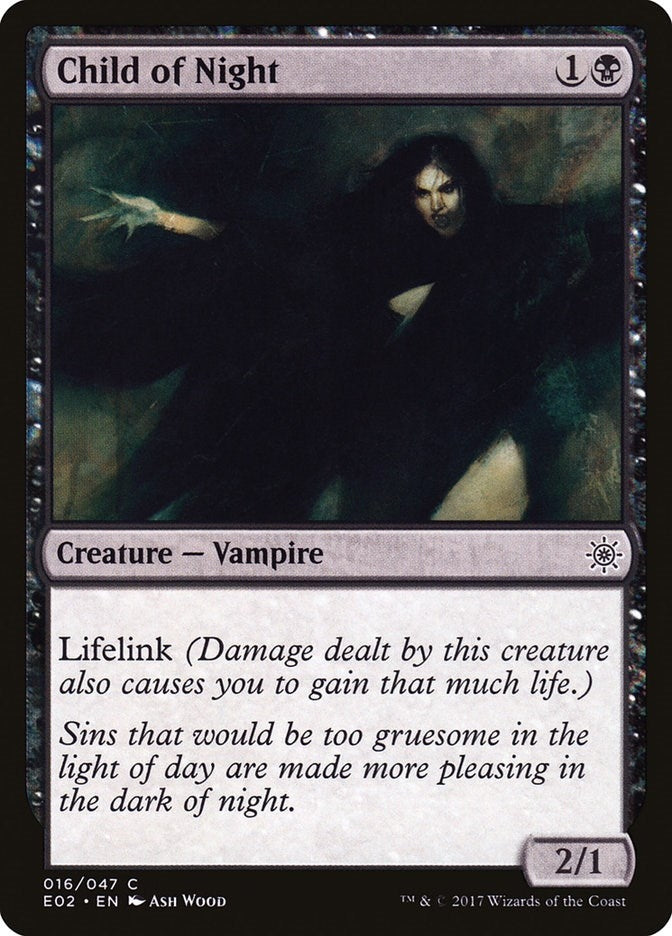 Image for Child of Night (16) (Explorers of Ixalan) - Magic: The Gathering