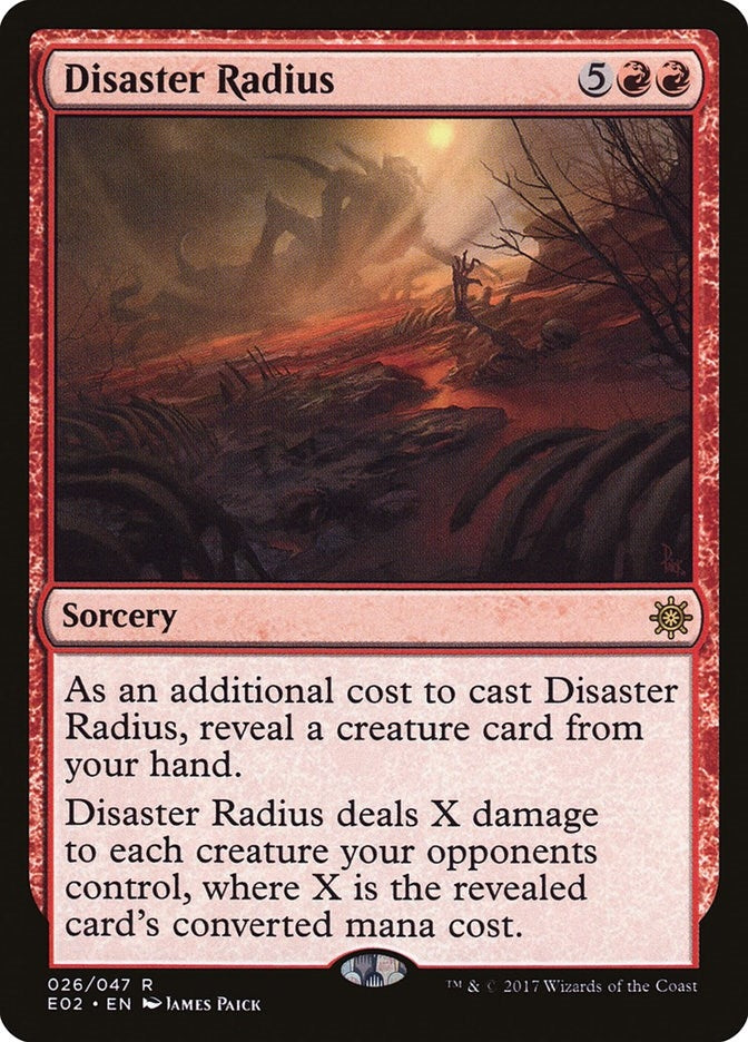 Image for Disaster Radius (26) (Explorers of Ixalan) - Magic: The Gathering