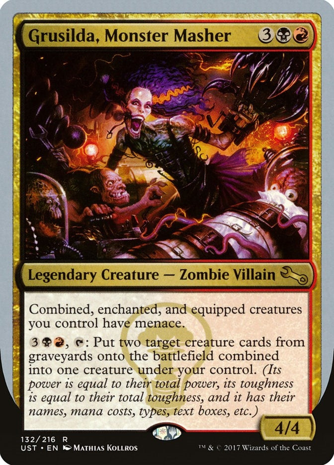 Image for Grusilda, Monster Masher (132) (Unstable) - Magic: The Gathering