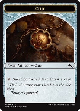 Image for Clue Token (18) (Unstable) - Magic: The Gathering