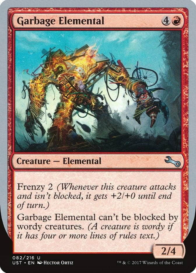 Image for Garbage Elemental (A) (82) (Unstable) - Magic: The Gathering