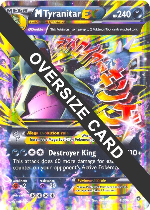 Image for M Tyranitar EX (043/098) (PR) - Pokemon