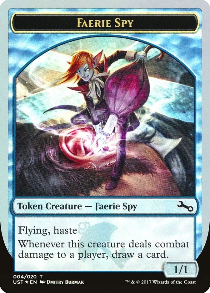 Image for Faerie Spy Token (4) (Unstable) - Magic: The Gathering