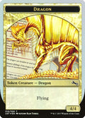 Image for Dragon Token (Gold) (16) (Unstable) - Magic: The Gathering