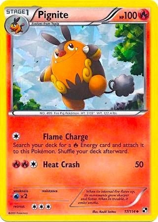 Image for Pignite - 17/114 (Cracked Ice Holo) (017/114) (MCAP) - Pokemon