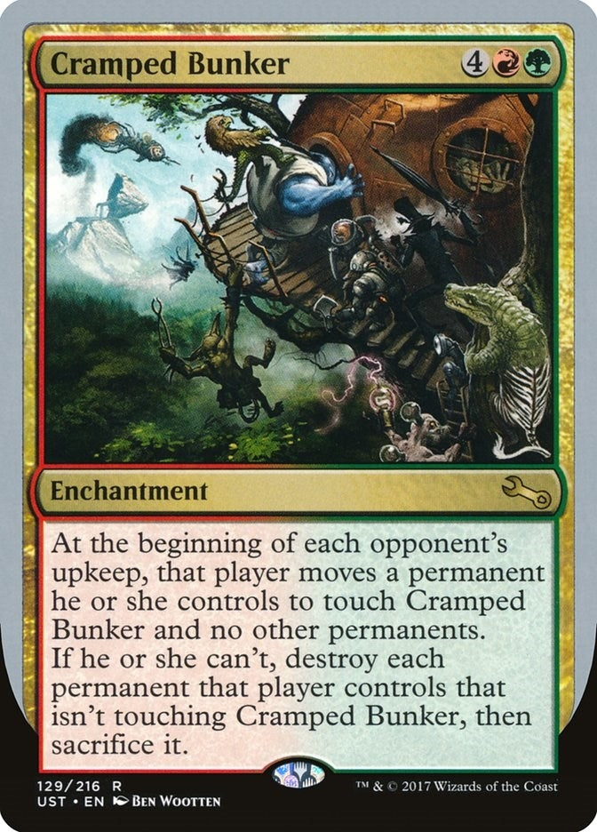 Image for Cramped Bunker (129) (Unstable) - Magic: The Gathering
