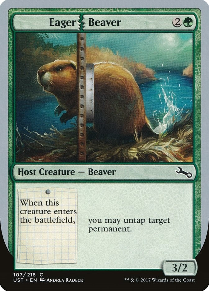 Image for Eager Beaver (107) (Unstable) - Magic: The Gathering
