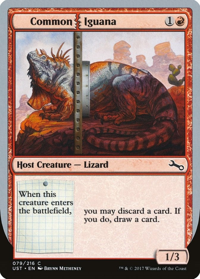 Image for Common Iguana (79) (Unstable) - Magic: The Gathering