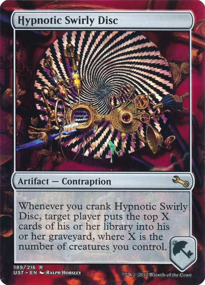 Image for Hypnotic Swirly Disc (189) (Unstable) - Magic: The Gathering