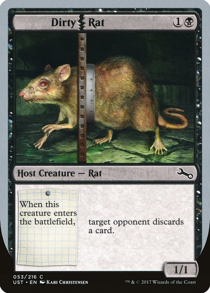 Image for Dirty Rat (53) (Unstable) - Magic: The Gathering